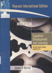 Cognitive Development and Learning : in Instructional contexts