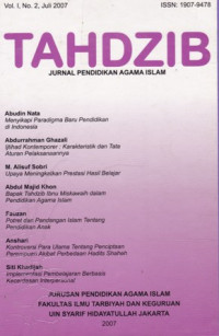 Tahdzib Jurnal Pendidikan Agama Islam