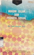 Hukum Islam dan pranata sosial: dirayah islamiah III