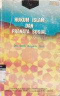 Hukum Islam dan pranata sosial: dirayah islamiah III