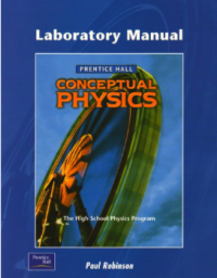 LABORATORY MANUAL CONCEPTUAL PHYSICS