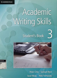 Academic Writing Skills Student's Book 3