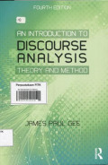 An Introduction to Discourse Analysis Theory and Method