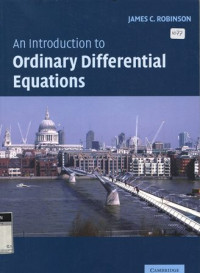 An Introduction to Ordinary Differential Equations