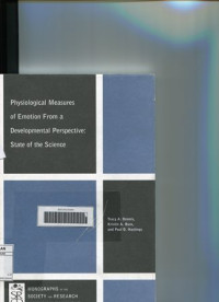 Physiological Measures of Emotion From a Developmental Perspective State of the Science